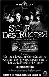 SELF DESTRUCTOR !14 de Nov. Presentacion del CD! profile picture