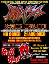 THE ABYSS-SUNDAY METAL NIGHT profile picture