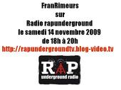 FranRimeurs s/radio rapunderground le 14/11 Ã  18h profile picture