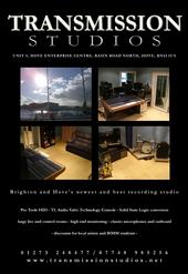 Transmission Studios - Brighton recording studio profile picture