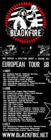 BLACKFIRE - European Tour ’08 - May-July profile picture