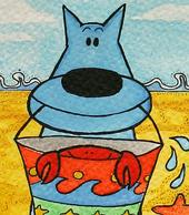 Blue Dog in the Sand profile picture