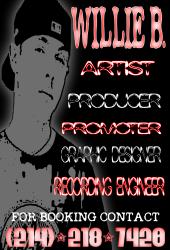 Producer Willie B for booking 214-218-7420 profile picture