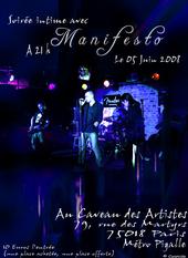 Manifesto LIVE le 5 juin au Caveau des Artistes profile picture