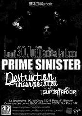 PRIME SINISTER alive @ La Loco : Lundi 30 juin profile picture