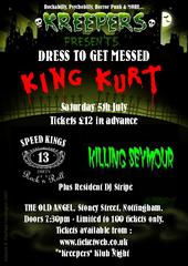 Kreepers presents KING KURT live 5th July profile picture