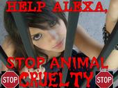 Help Alexa Melo stop animal cruelty! profile picture