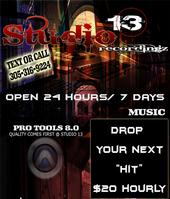 $20 PER HOUR STUDIO TIME (305.316.9224) profile picture