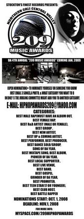 209 Music Awards Nominations Coming Oct.1, 08 profile picture