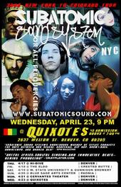 SUBATOMIC SOUND SYSTEM, NYC, Wed, midnight, 91.5FM profile picture