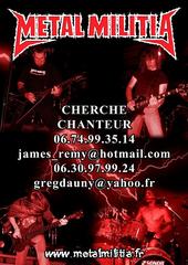 Metal Militia cherche chanteur profile picture