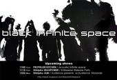 black infinite space profile picture