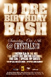 DJ DRE B DAY BASH OCT 18 profile picture