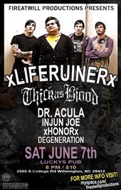 LUCKYS PUB: LIFERUINER, DR.ACULA MORE! 8PM SAT. profile picture