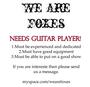 We Are Foxes[Needs guitar player] profile picture