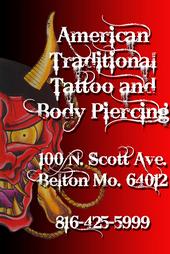 American Traditional Tattoo and Body Piercing profile picture