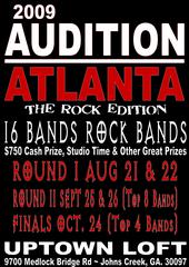 AUDITION ATLANTA 08 ~ The ROCK Edition profile picture