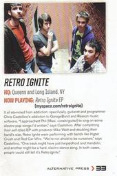 Retro Ignite (IS IN ALTERNATIVE PRESS!) profile picture