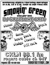 TooHighToGetItRight.com/Smokin' Green on CKLN profile picture