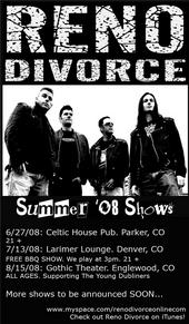 Reno Divorce - NEW ALBUM IN 2008!! profile picture