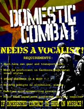 Domestic Combat (Needs a Vocalist !) profile picture